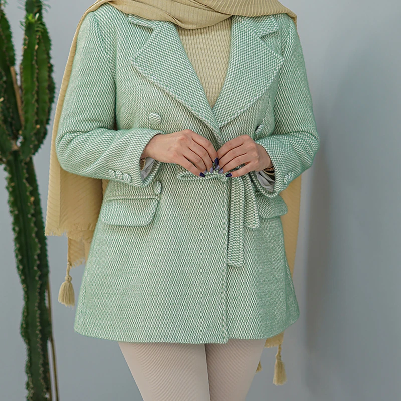 پالتو زنانه السانا مدل EL160 کد 165521 - تصویر 2